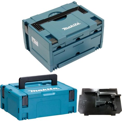Makita P-84311 MAKPAC 4 Drawer Stacking Connector Tool Case TYPE 3 + 2 + Inlay (1/4)
