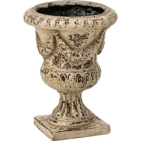 Cache-Pot Médicis Extérieur "Oskar" 40cm Blanc Cassé (1/5)