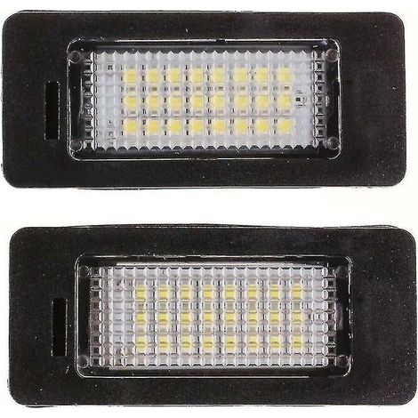 2 Pcs/set Car Trunk Led License Plate Lights 24 Leds Lamp For Bmw E39 E60 E90 X (1/4)