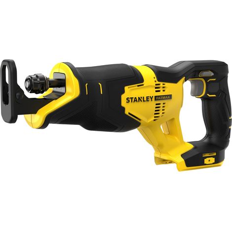 Stanley – Scie sabre 18V sans batterie – Moteur 3000 tr/min – Changement de lame sans outil – Pour bois dur et béton armé