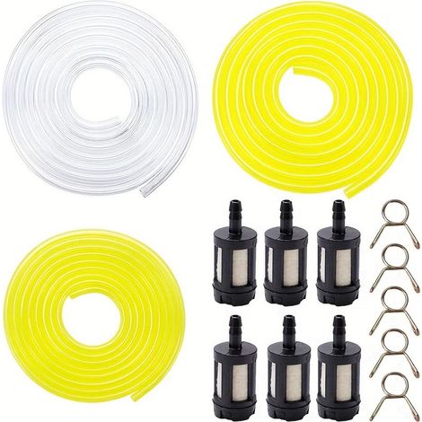 Kit complet tuyau carburant – 2.55 / 35.5 / 36mm transparent – 1.5m + filtre + collier (1/5)
