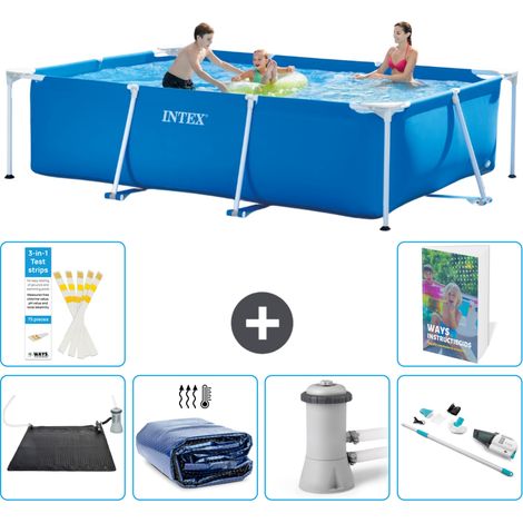 Rechteckiger Frame Pool - 300x200x75 cm - 7-teilig S82