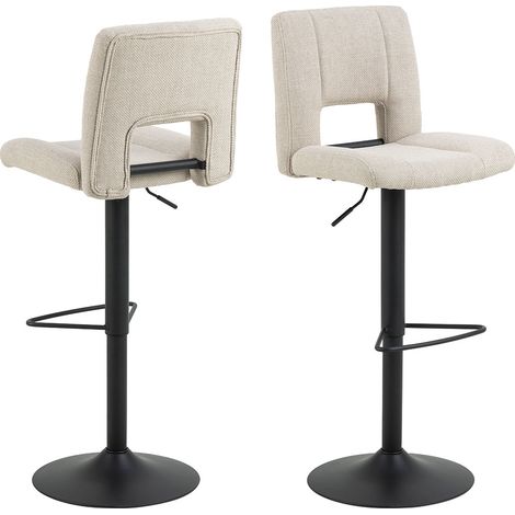 Sylvia Barhocker höhenverstellbar Drehfunktion beige.
