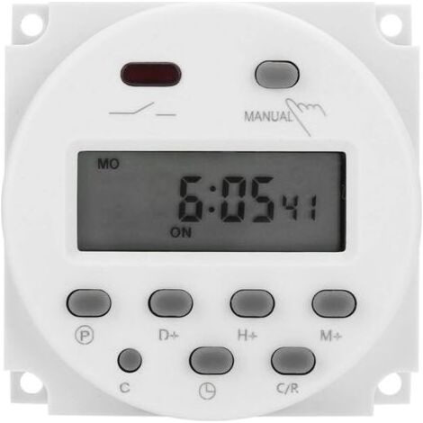 Commutateur Horaire NuméRique Relais, Laboratoire Minuteries CN101A DC12V Mini LCD Commutateur De Minuterie d'alimentation (1/5)