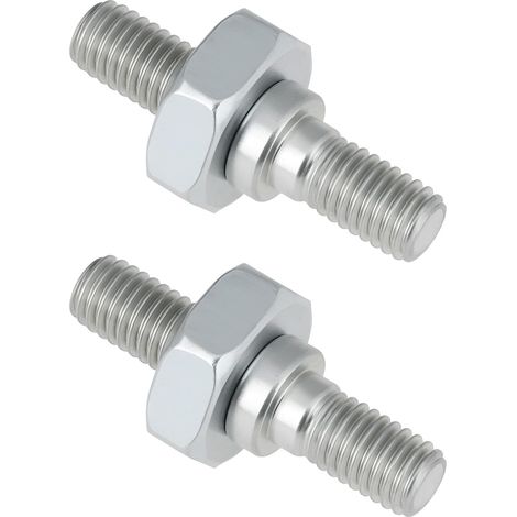 2 x Chainsaw Chain Guide Screw Nuts M8 X 1.5mm 00009536605 Fits 044 046 MS 440 MS 460 (1/5)