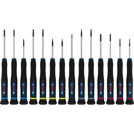 Bosch PRO Präzisionsschraubendreher-Set PH/SL/TX/TH/H, 14-tlg. (1/5)