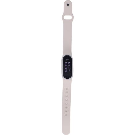 Bracelet anti-moustiques en gel de silice rechargeable USB, à ultrasons, blanc, pour l'extérieur (1/5)