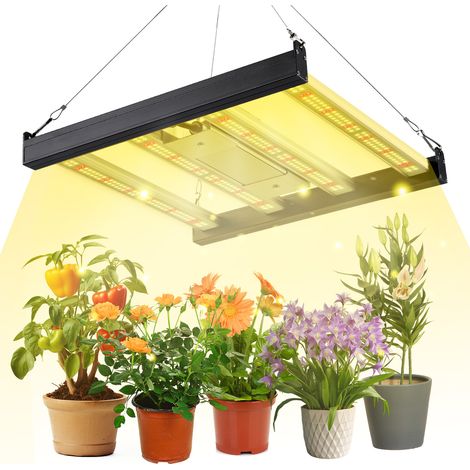 TolleTour 1 lampada LED per piante 120W a spettro completo con funzione dimmerabile – Illuminazione efficiente per piante da giardino interno e serra (1/5)