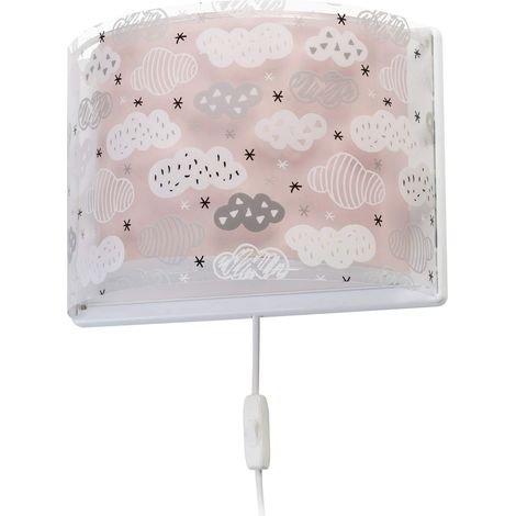 applique murale enfant Clouds Rose (1/5)