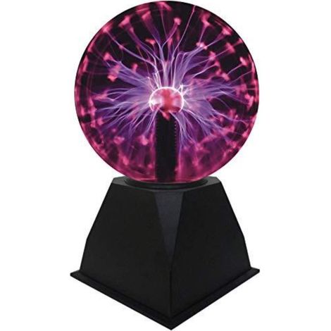 GOECO Sfera al Plasma, Palla al plasma Lampada 5'', Ionica a Sfera Sensibile al Tocco 12cm, Luce Rossa Novità Luci Notturne (1/5)