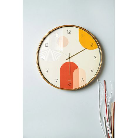 Orologio da parete, orologio decorativo, soggiorno Clock Multicolore
