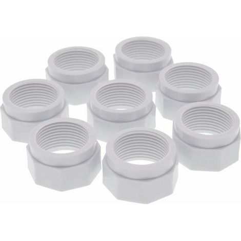 8 tuercas para manguera de alimentación flexible, compatibles con Polaris 280 180 380 3900 - D15 - Robot de limpieza de piscinas (1/5)