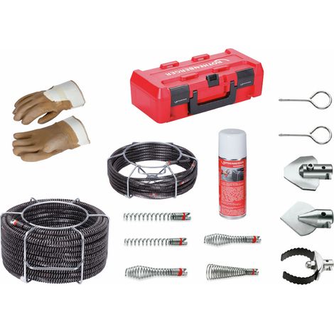 ROTHENBERGER Spiralen-/Werkzeugset Standard, 16-22mm, ohne Führungsschlauch - 072956X (1/5)