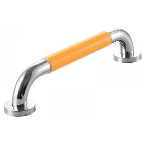 Shower Grab Bar 1 Piece (30cm Orange) Wall Mounted Stainless Steel Grab Bar, Safety Bath Handle for Toilet, Bathroom, Kitchen, Stairs (1/4)