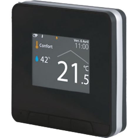Therma Home - Thermostat connecté noir filaire - Thermador
