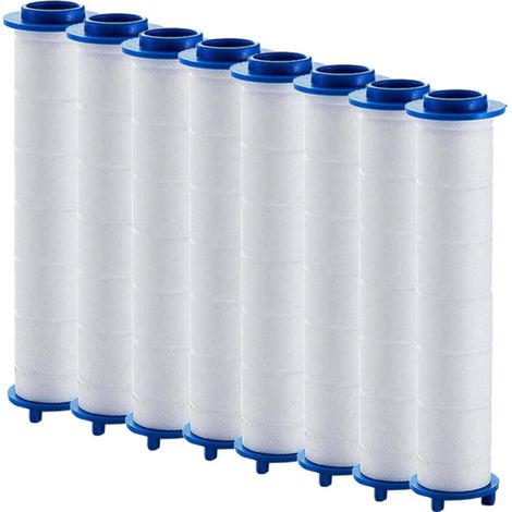 Filtre Anti-Calcaire pour Pommeau de, Cartouches Filtrantes 11,5 CM Lot de 8 pour Réduction d'Impuretés de l'eau en Usage Hôtelier (1/5)