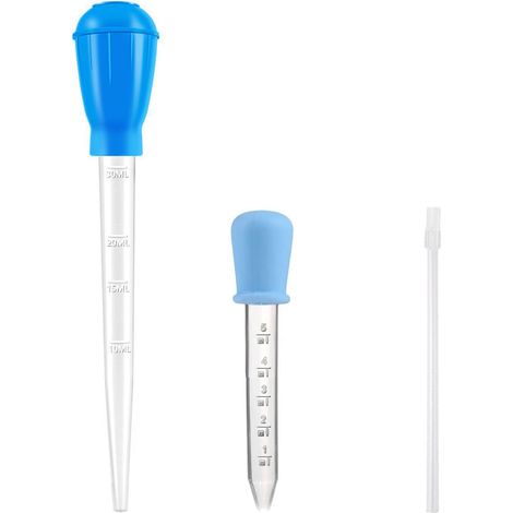 2 Pipettes Aquarium + 1 Tige de Rallonge 25cm – Tube 28cm + 12cm, pour Changement d’Eau, Aspiration des Déchets, Nettoyage du Bac, Sol, Entretien (1/5)
