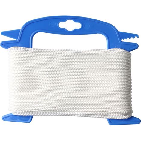 TrendLine Seil Ø 4 mm x 20 m Polypropylen Tau Schnur Leine Weiß