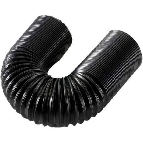 Ahlsen Tuyau d'admission d'air Automobile Universel ID 2,5 Pouces (63mm) Tuyau de Conduit d'expansion Flexible d'admission d'air modifié s'étendant jusqu'à 1 mètre (1/5)