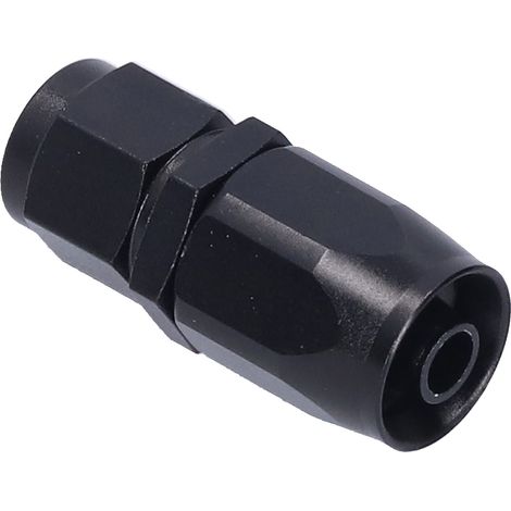 Raccord de carburant AN6 6AN AN‑6, adaptateur d'extrémité de tuyau d'huile/gaz en aluminium, droit et pivotant, noir (1/5)