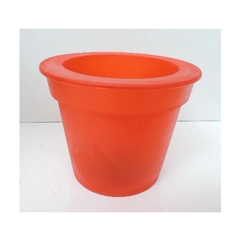 Mini pot lumineux rouge Led Ø 160mm H130mm intérieur avec 3 piles 1.5V BLACHERE JFI04R