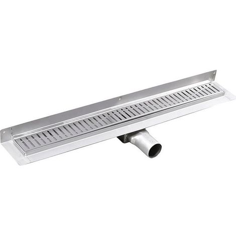 Siphon de sol MANUS ONDA en acier inoxydable avec grille, mural, L-850, DN50 (1/2)