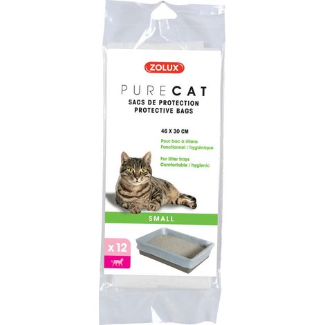 12 Sacs de protection pour bac à litière 46 x 30 cm pour chat - zolux (1/5)