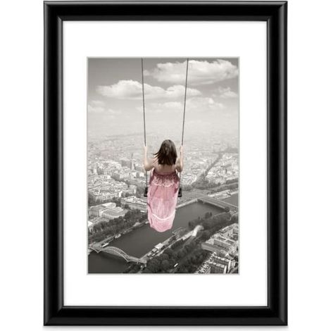 Cadre photo -   - Swing - Plastique - Noir - 40 x 50 cm (1/4)