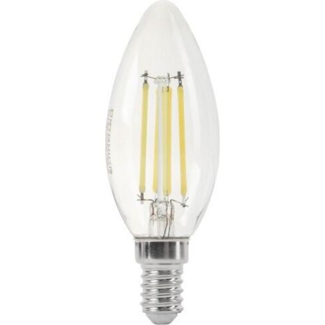 Ampoule LED E14 Filament 4W C35 Dimmable - Blanc Chaud - SILUMEN (1/2)