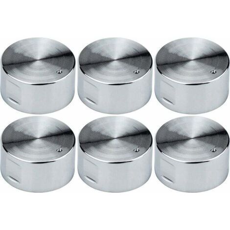 6 pièces 6mm boutons de cuisinière à gaz universel cuisinière four plaque de cuisson interrupteur de commande boutons de commande interrupteur de four boutons de commande de Surface de cuisson (1/5)