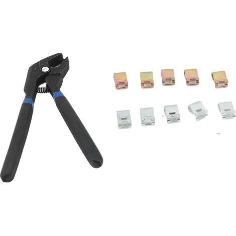 11-teiliges Karosseriereparatur-Crimpwerkzeug-Set, hochfestes Crimpen für Bleche, für Auszieher (1/4)