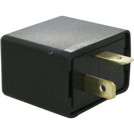 Cyclingcolors – Centrale clignotante universelle 12V 2x10W – Sans buzzer – 2 fiches pour clignotant à ampoule moto scooter mobylette – Technologie LED