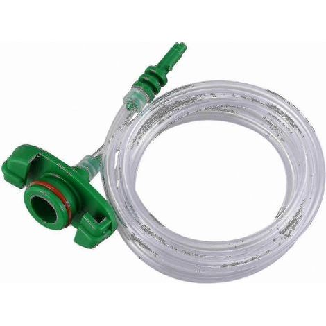 Seringue distributrice de colle en plastique transparent avec tube d'air. capacité de 3 à 50 ml. 10 ml (1/5)