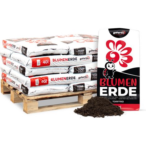 Galamio Blumenerde torffrei 40l x 15 Sack 600l 15er