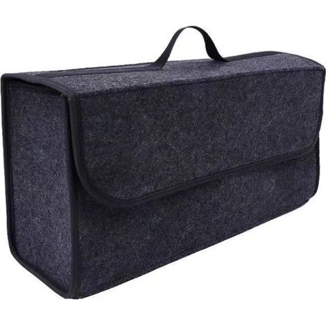 Auto Aufbewahrungstasche, Auto Soft Storage Gepäck Tasche Reise Aufbewahrungstasche, Auto Zubehör dunkelgrau
