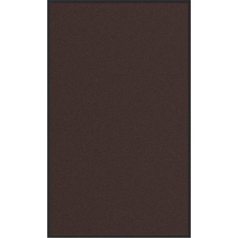 Zerbino marrone 90 x 150 cm assorbente antiscivolo design moderno in PP marrone 020058175