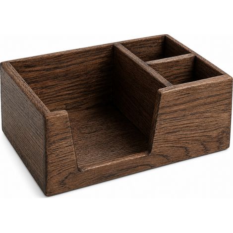 Wooden Storage Box for Kitchen Table Brown 26 cm (1/5)