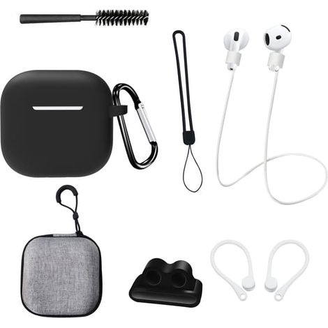 AirPods 4e génération, coffret de huit pièces noir (1/3)