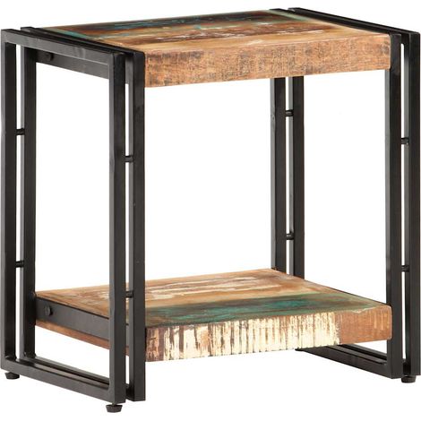 Table d'appoint-Table basse-Table Salon 40x30x40 cm Bois de récupération massif 679576 (1/5)