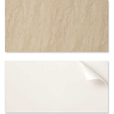 Vinilo decorativo con estampado para montaje sin herramientas, 100 x 50 cm, imitaci贸n m谩rmol.
