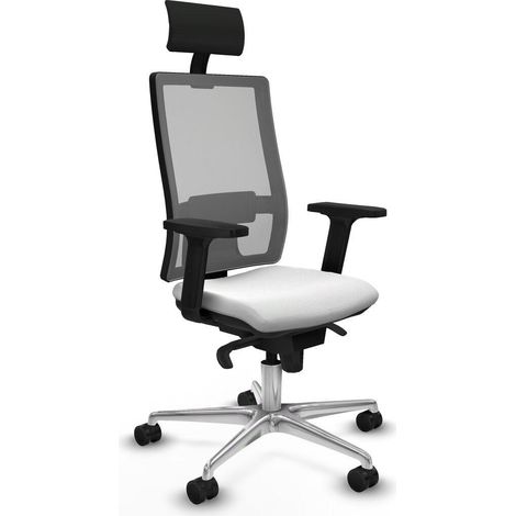 Piqueras y Crespo Horna Chaise de Bureau Blanche Confort