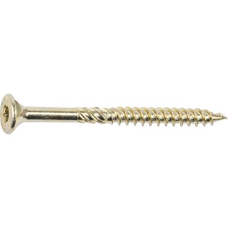 Schmidd Schrauben Holzbauschrauben 5.0 x 60 mm TX 25 Senkkopf - 150 Stück Spanplattenschrauben & Holzbauschrauben