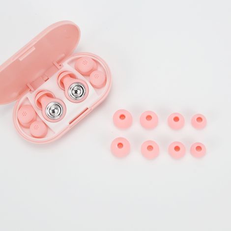 Bouchons d'oreilles antibruit en silicone pour dormir — Forme annulaire, adaptés aux personnes dormant sur le côté, idéaux pour les résidences étudiantes et les étudiants (1/5)