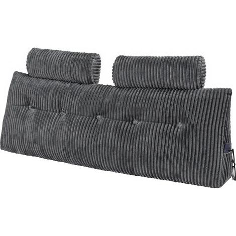 Coussin de lecture avec 2 poches latérales et 2 appuis-tête (1/5)