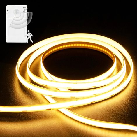 Bande LED COB avec détecteur de mouvement - 1 m - Blanc chaud (1/5)