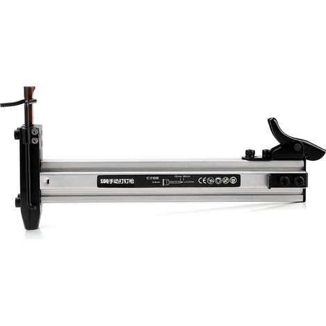 Cloueuse pneumatique manuelle en acier, outil de clouage semi-automatique avec rainures pour fil de ciment (1/5)