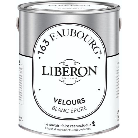 Vernice multisuperficie bianco puro 163 Faubourg Libéron velluto 2,5 l LIBERON