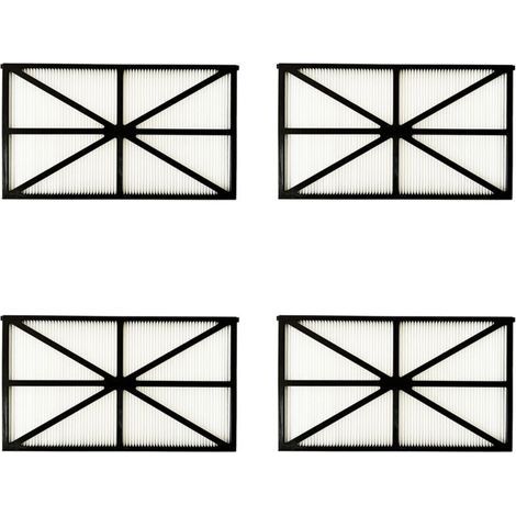 Lot de 4 panneaux filtrants pour robot Tiger Shark - RCX70101PAK2 - Noir (1/3)
