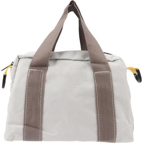Sac à outils à large ouverture étanche haute capacité portante matériel de stockage étui en toile sac à main gris 12 pouces (1/5)
