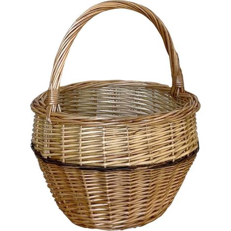 Giulia runder Weidenkorb mit Griff 30 x H 24 cm